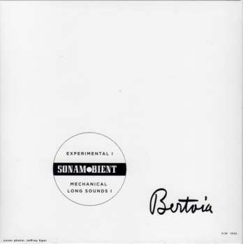 CD Harry Bertoia: Experimental I / Mechanical / Long Sounds I