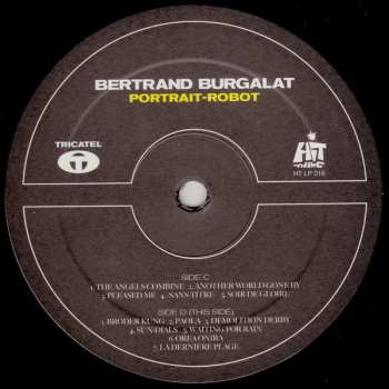 2LP Bertrand Burgalat: Portrait-Robot
