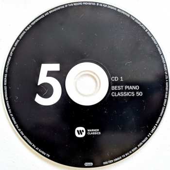 3CD Various: Best Piano Classics 50