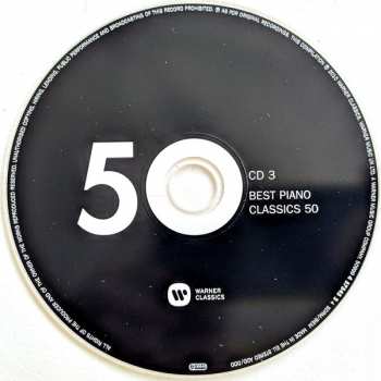 3CD Various: Best Piano Classics 50