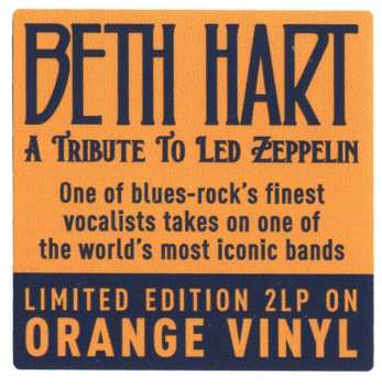 2LP Beth Hart: A Tribute To Led Zeppelin LTD | CLR