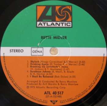 LP Bette Midler: Bette Midler