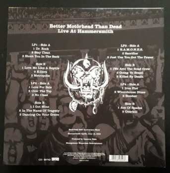 4LP Motörhead: Better Motörhead Than Dead - Live At Hammersmith