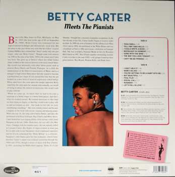 LP Betty Carter: Meets The Pianists LTD | NUM