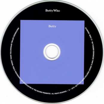 CD Betty Who: Betty