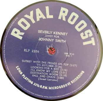 LP Johnny Smith: Sings For Johnny Smith LTD