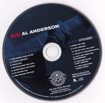 CD Al Anderson: After Hours