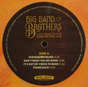 2LP Big Band Of Brothers: A Jazz Celebration Of The Allman Brothers Band