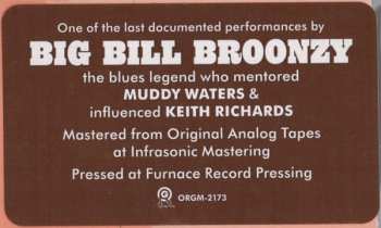 LP Big Bill Broonzy: The Midnight Special: Live In Nottingham 1957