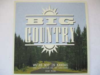 5CD Big Country: We're Not In Kansas (The Live Bootleg Box Set 1993-1998)