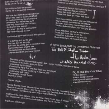 CD Big D And The Kids Table: The Gipsy Hill EP