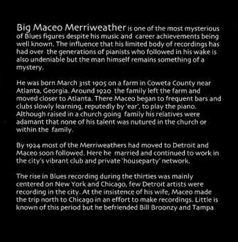 CD Big Maceo: Broke and Hungry Blues - Chicago Piano Volume 2