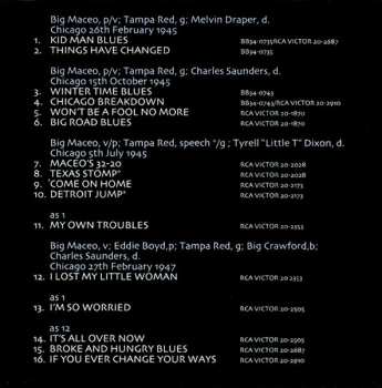 CD Big Maceo: Broke and Hungry Blues - Chicago Piano Volume 2