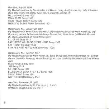 2CD Big Maybelle: The Complete King, Okeh & Savoy Releases - 1947-61