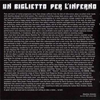CD Biglietto Per L'Inferno: Live 1974