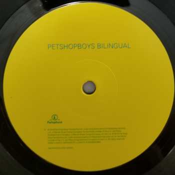 LP Pet Shop Boys: Bilingual