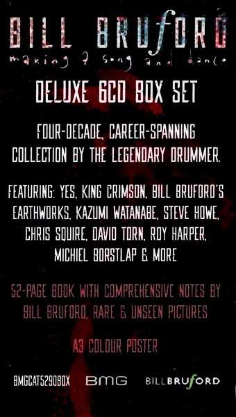 6CD/Dobozkészlet Bill Bruford: Making A Song And Dance - A Complete-Career Collection