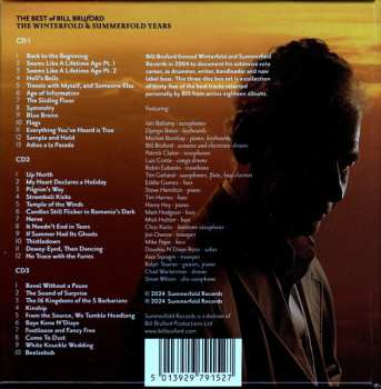 3CD/Dobozkészlet Bill Bruford: The Best Of Bill Bruford - The Winterfold & Summerfold Years