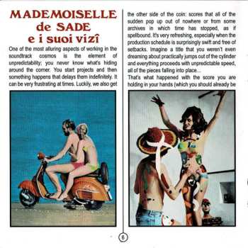 CD Bill Conti: Mademoiselle De Sade E I Suoi Vizi (Original Motion Picture Soundtrack) LTD