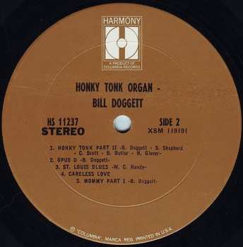 LP Bill Doggett: Honky Tonk Organ