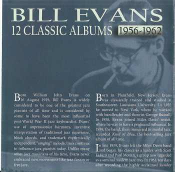 6CD/Dobozkészlet Bill Evans: 12 Classic Albums 1956-1962