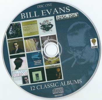 6CD/Dobozkészlet Bill Evans: 12 Classic Albums 1956-1962