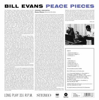 LP Bill Evans: Peace Pieces