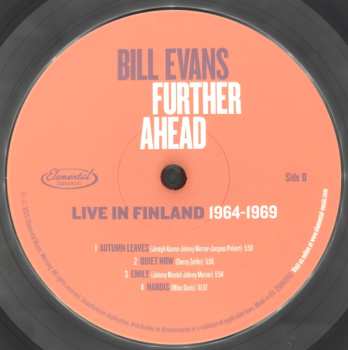2LP Bill Evans: Further Ahead (Live In Finland 1964-1969) LTD | NUM