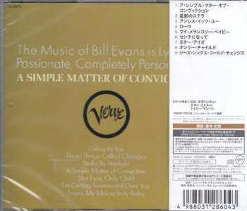 CD Bill Evans: A Simple Matter Of Conviction