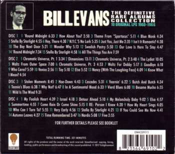 4CD/Dobozkészlet Bill Evans: The Definitive Rare Albums Collection