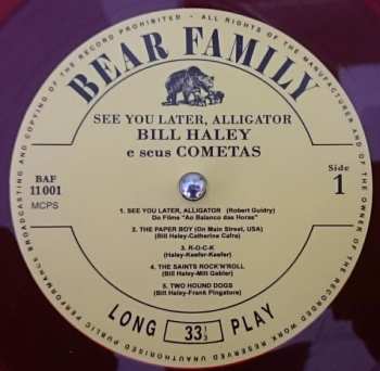 EP Bill Haley And His Comets: See You Later, Alligator LTD