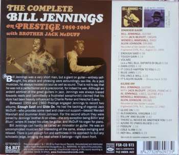 CD Bill Jennings: The Complete Bill Jennings On Prestige 1959-1960 With Brother Jack McDuff