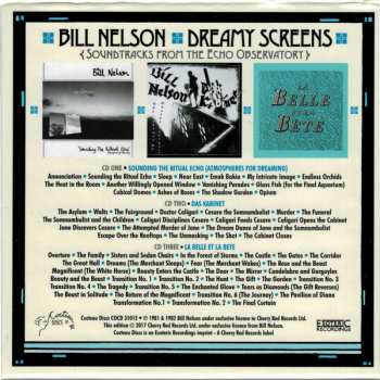 3CD/Dobozkészlet Bill Nelson: Dreamy Screens (Soundtracks From The Echo Observatory)