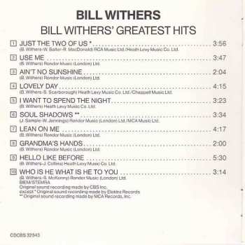 CD Bill Withers: Bill Withers' Greatest Hits