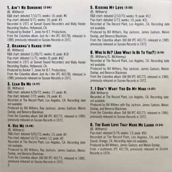 CD Bill Withers: Lean On Me: The Best Of Bill Withers