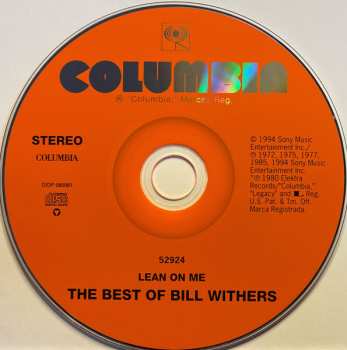 CD Bill Withers: Lean On Me: The Best Of Bill Withers