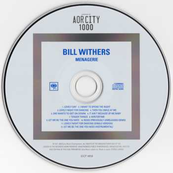 CD Bill Withers: Menagerie LTD