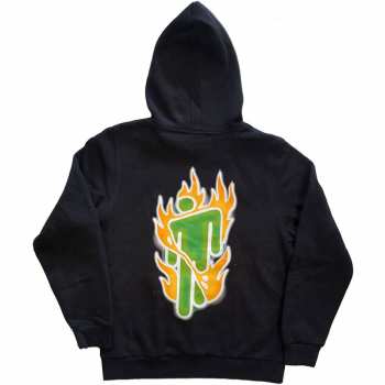 Merch Billie Eilish: Mikina Airbrush Flames Blohsh  L