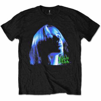 Merch Billie Eilish: Póló Neon Shadow Blue 