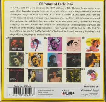 10CD/Dobozkészlet Billie Holiday: 100 Years Of Lady Day