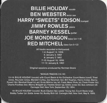 CD Billie Holiday: All Or Nothing At All LTD