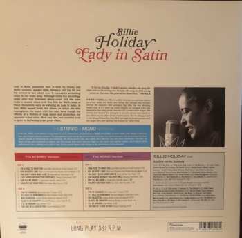 2LP Billie Holiday: Lady in Satin LTD