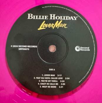 LP Billie Holiday: Lover Man LTD | CLR