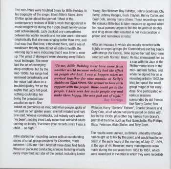 5CD Billie Holiday: The Complete 1952-1957 Small Group Studio Sessions