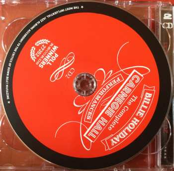 2CD Billie Holiday: The Complete Carnegie Hall Performances