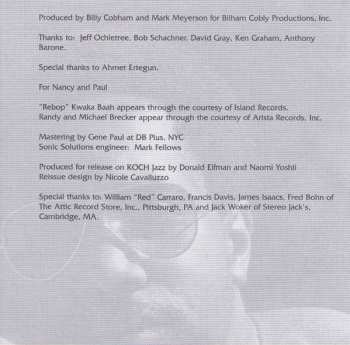 CD Billy Cobham: A Funky Thide Of Sings