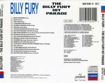 CD Billy Fury: The Billy Fury Hit Parade