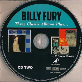 2CD Billy Fury: Three Classic Albums Plus...