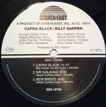 LP Billy Harper: Capra Black