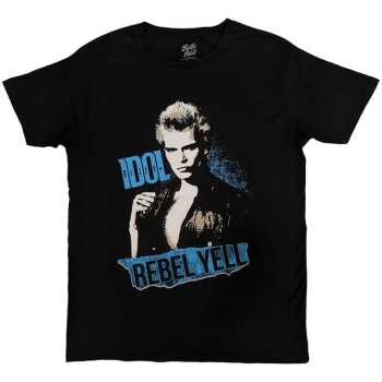 Merch Billy Idol: Póló Rebel Yell Blue